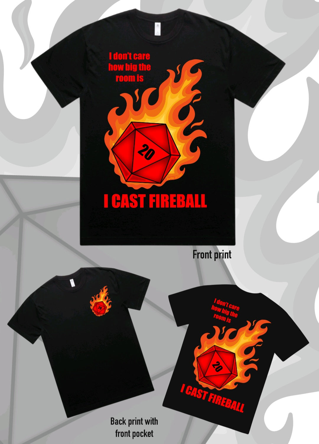 I Cast Fireball Tee