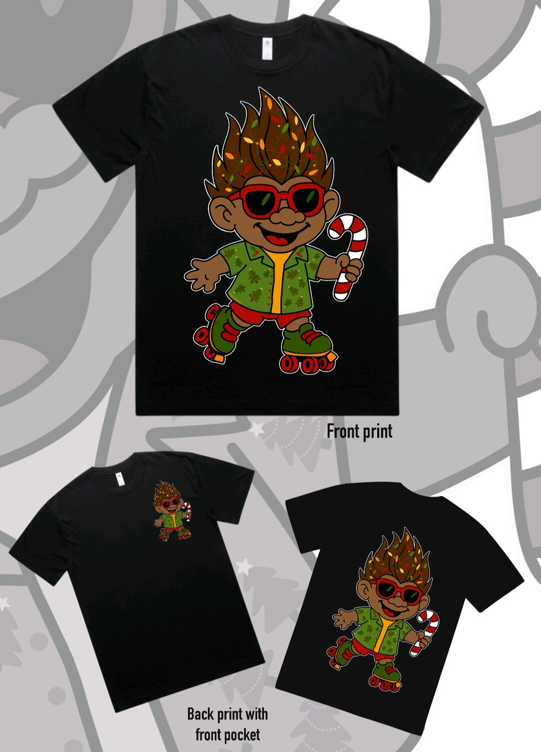 Troll Series Christmas - Adults Tee