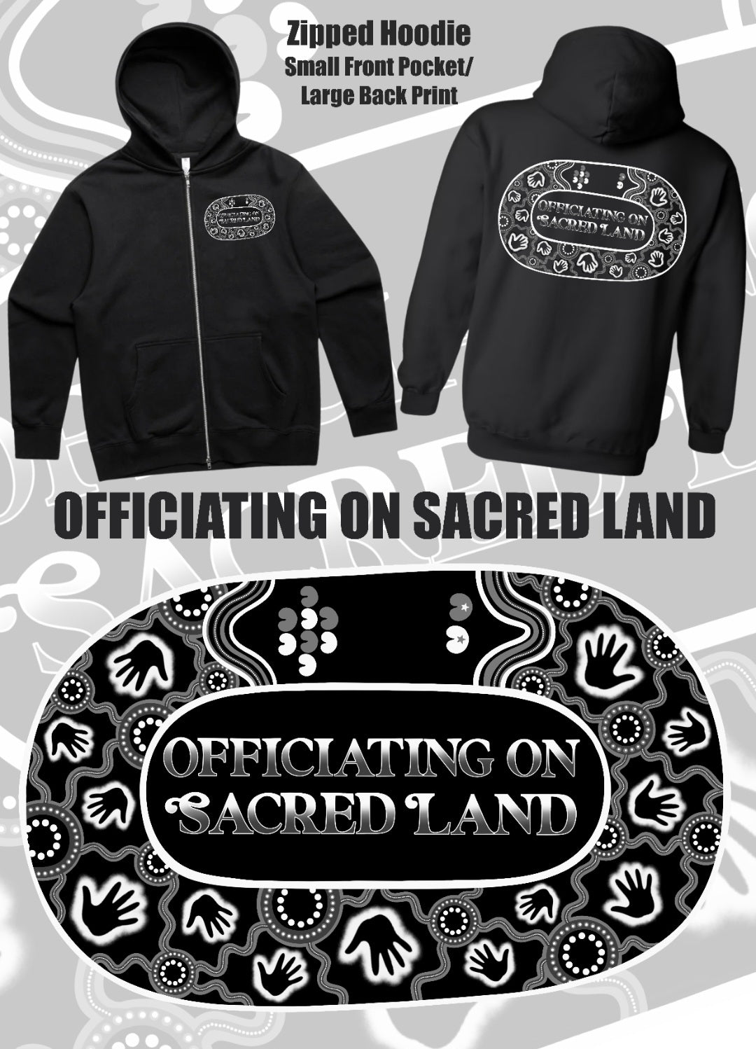 Officiating On Sacred Land Hoodie