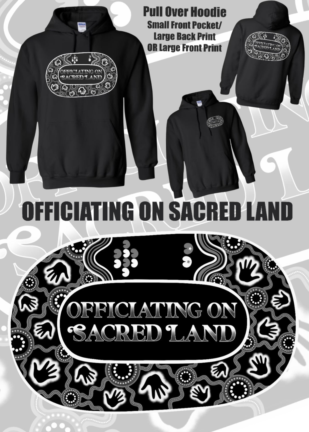Officiating On Sacred Land Hoodie